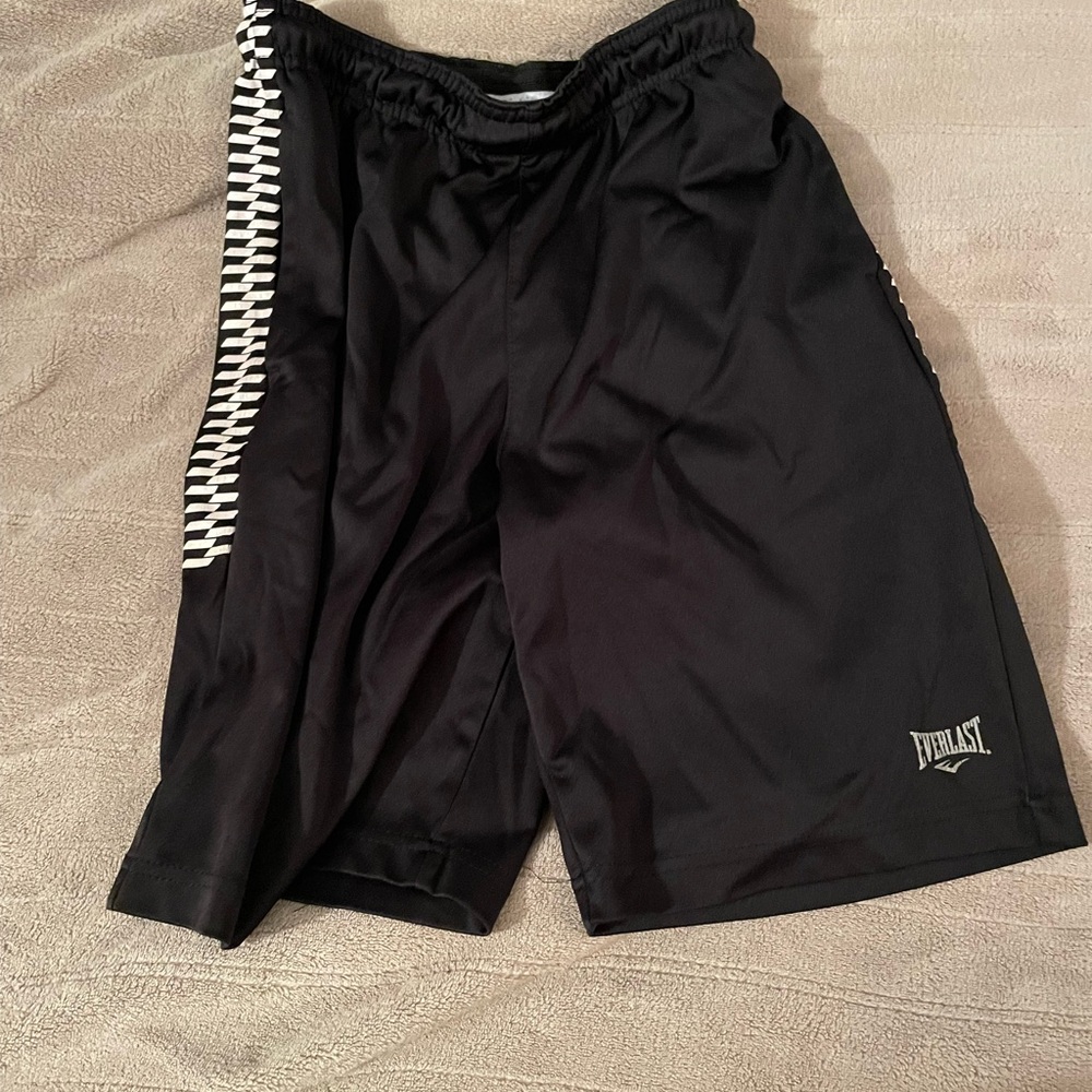 Everlast Black Men's Shorts with White Accents